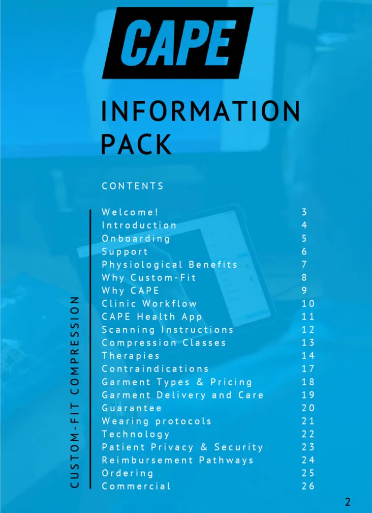 CAPE Information Pack cover