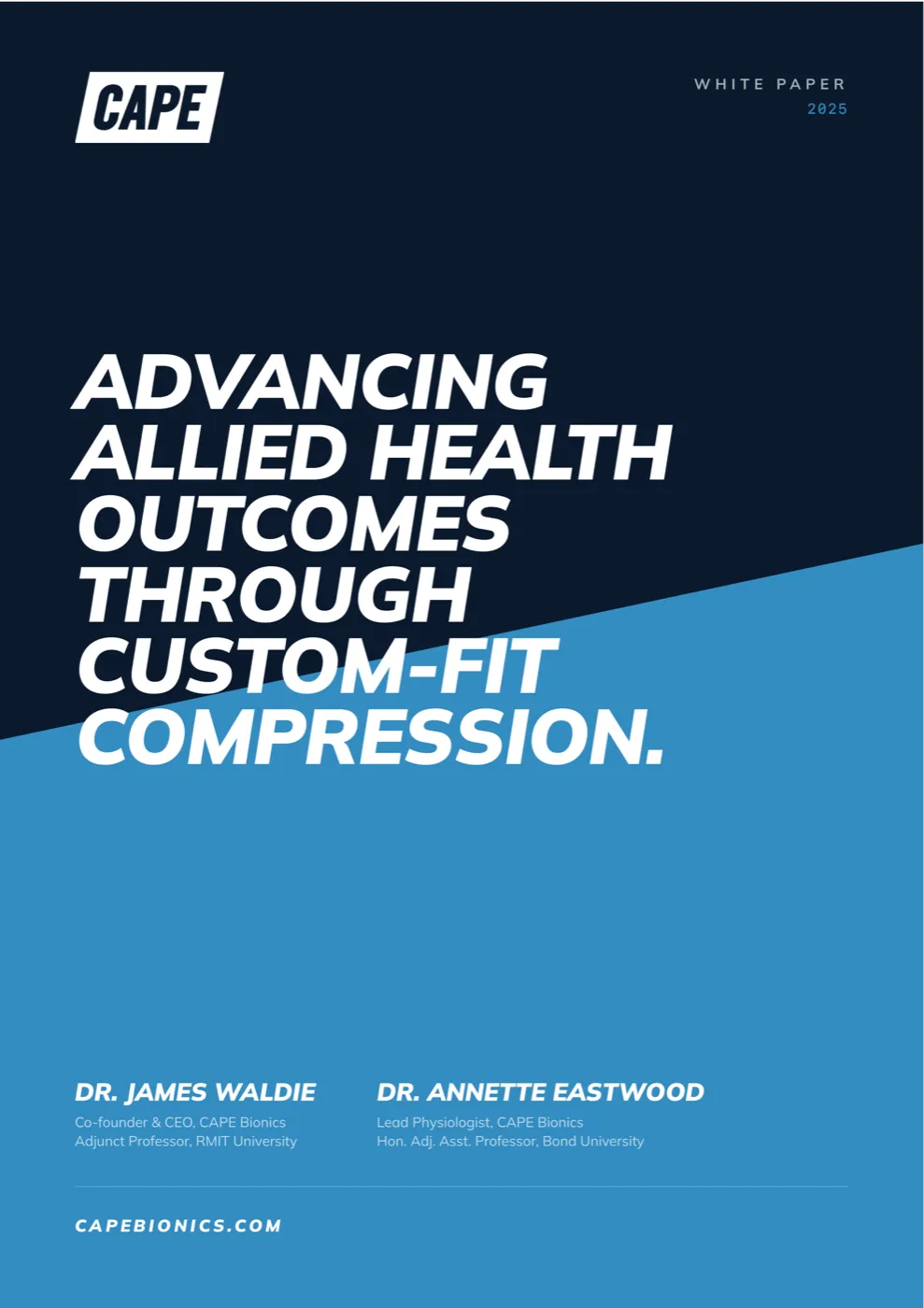 CAPE health white paper cover